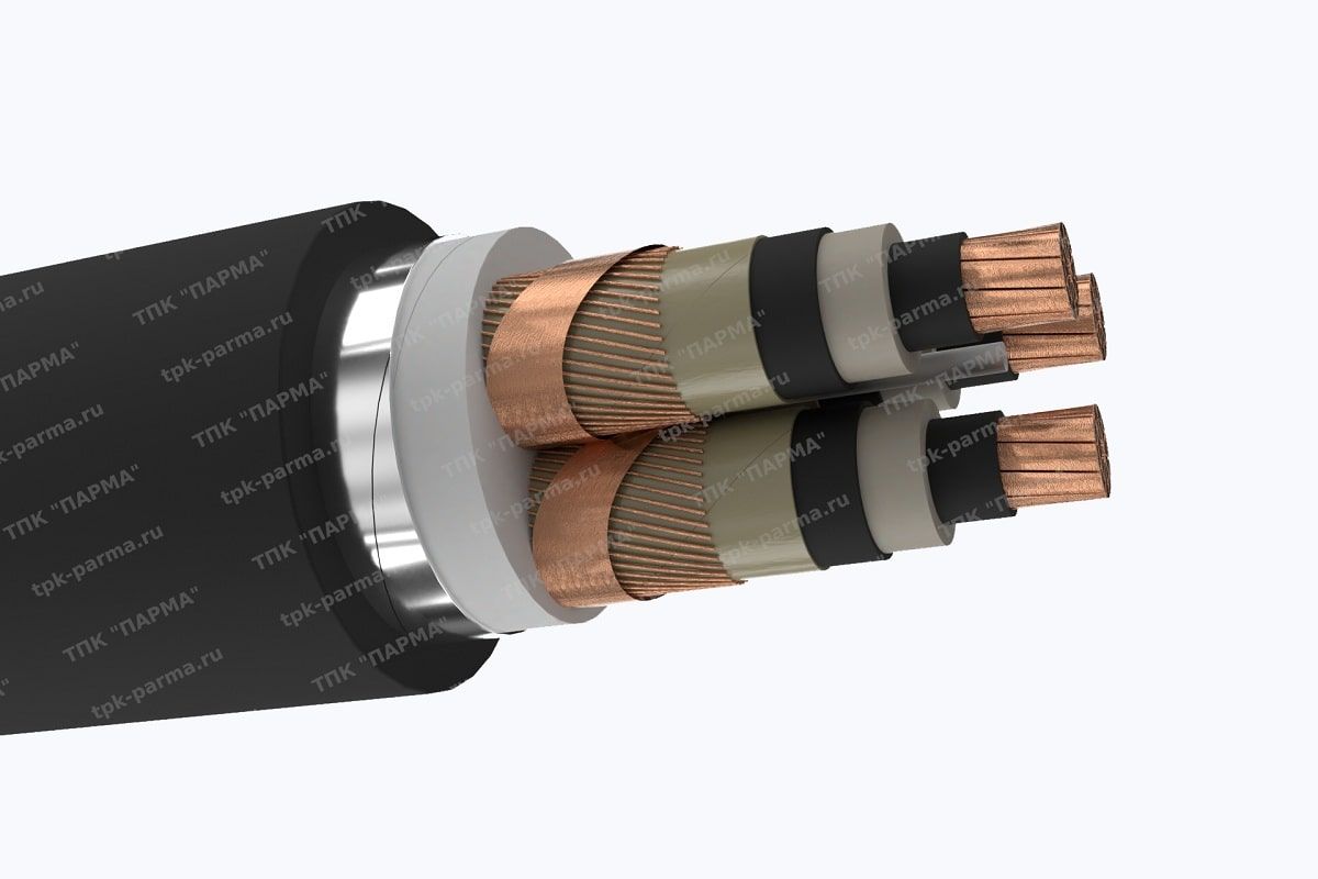 Кабель ПвБВ 3х300/95 - 10кВ