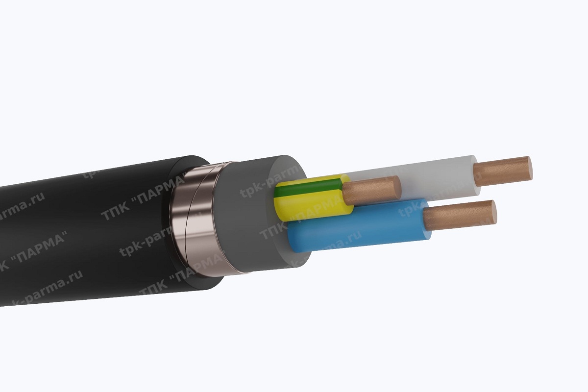 Фотография провода Кабель ВВГЭ 3х6/6 - 1кВ
