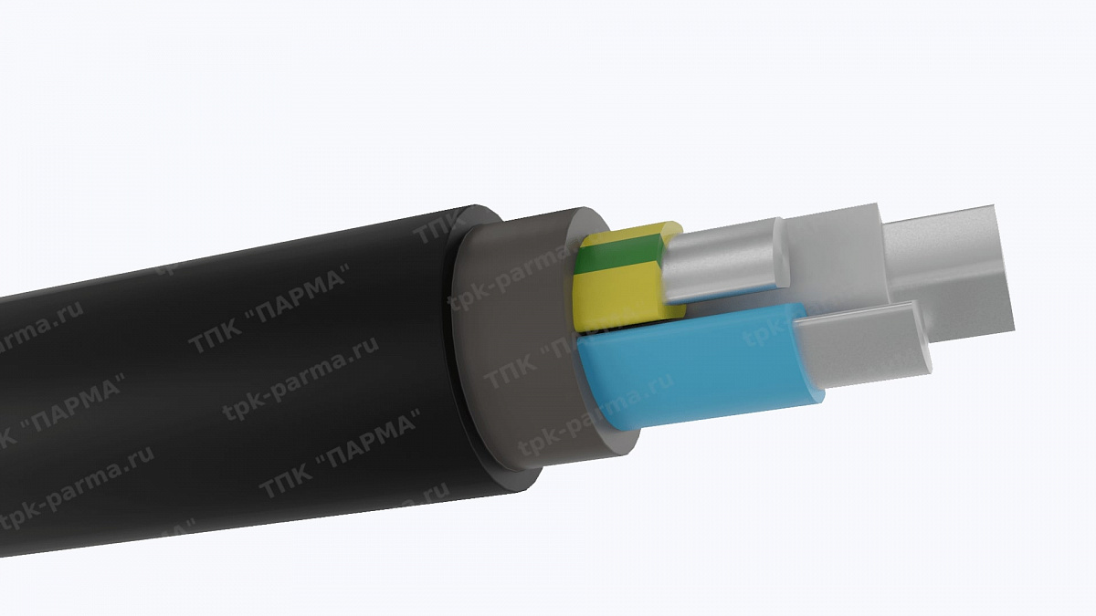 Фотография провода Кабель АВВГнг(A) 3х185+1х95 - 1кВ