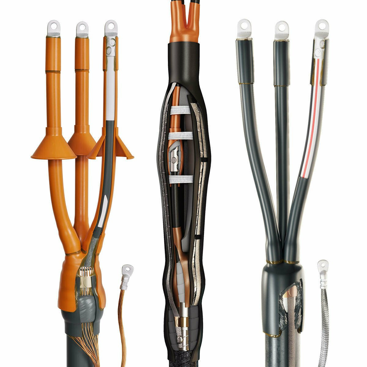 Муфта кабельная 1ПСТ(тк)нг-LS-3х(70-120)
